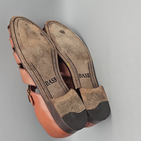 BASS “MUZI” Fishermen Leather size 11 M Shoes Sandals